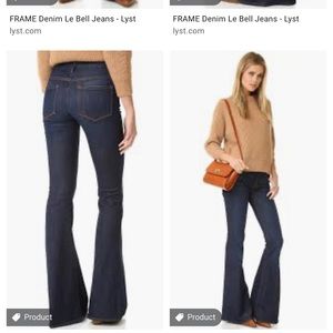 Frame Le Bell Flare Jeans in Lewis